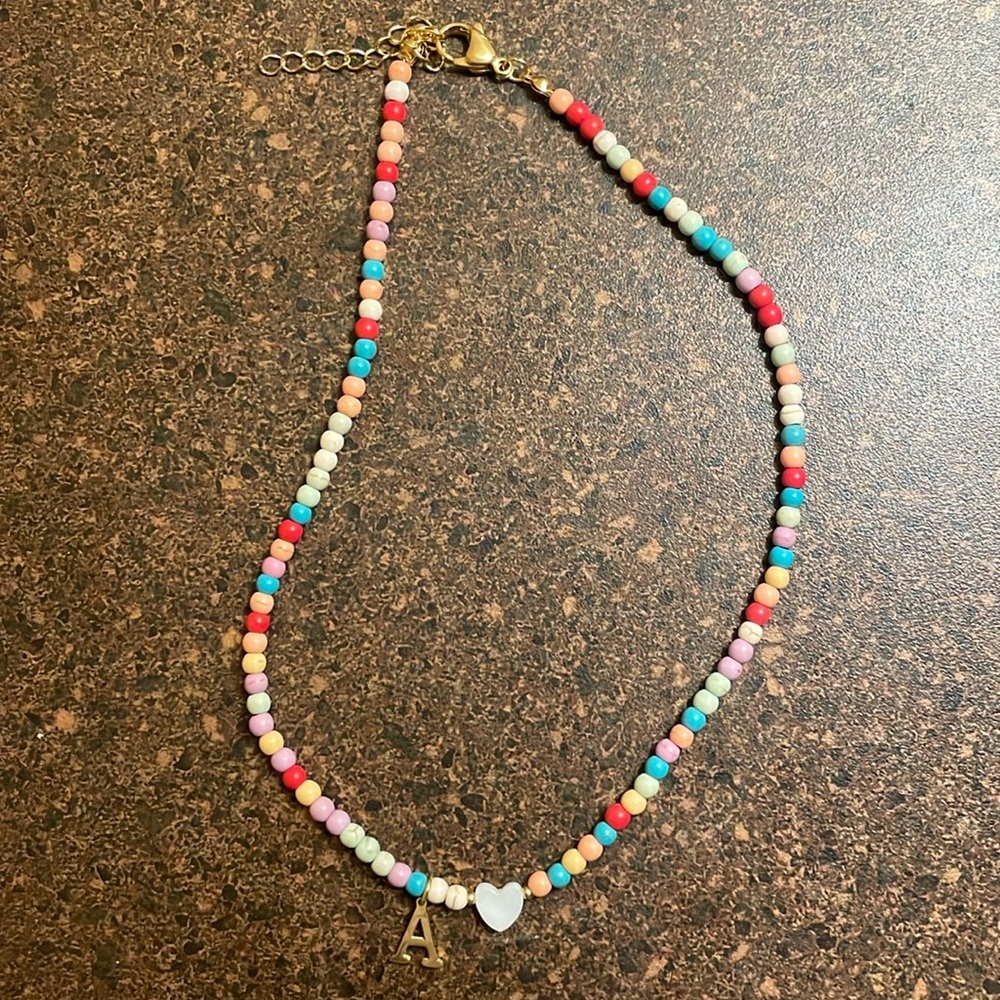 Personalized‎ “A” Necklace